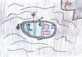 Hajóban (Bujáki Fanni - 4. osztályos)