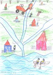 A víz a faluban van (Csernák Csenge - 3. osztályos)