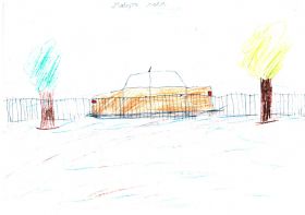 A kerítésen túl (Mályba Richárd - 3. osztályos)