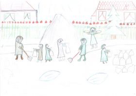 A gyerekek is segítenek (Molnár Dóra - 5. osztályos)