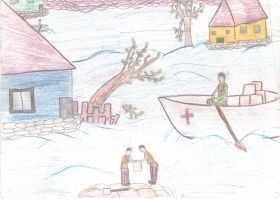 Az utcán csak csónak közlekedhet (Tóth Krisztina - 8. osztályos)